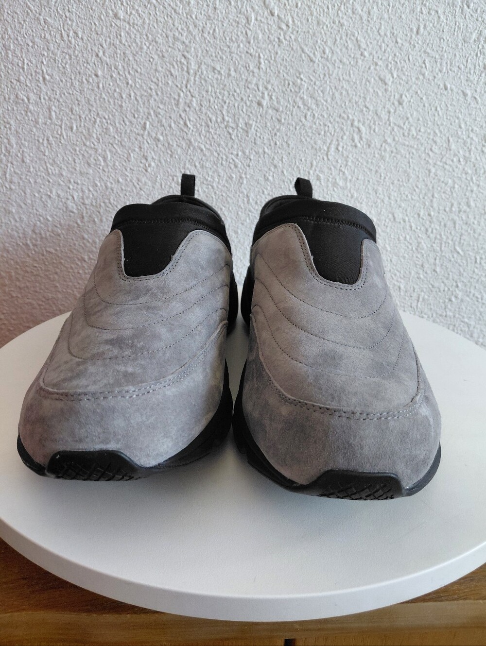 New,without box Propet Men's Stability Slip On Sneaker Dark Gray - Picture 3 of 14